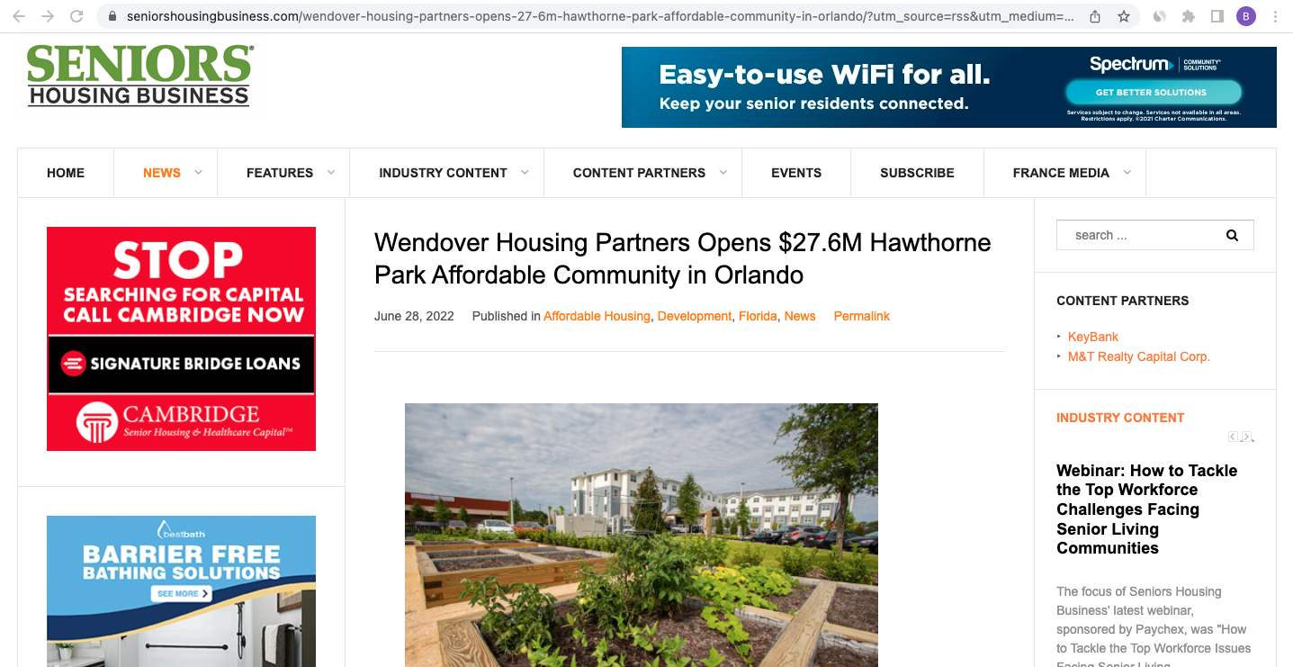 Seniors Housing Business