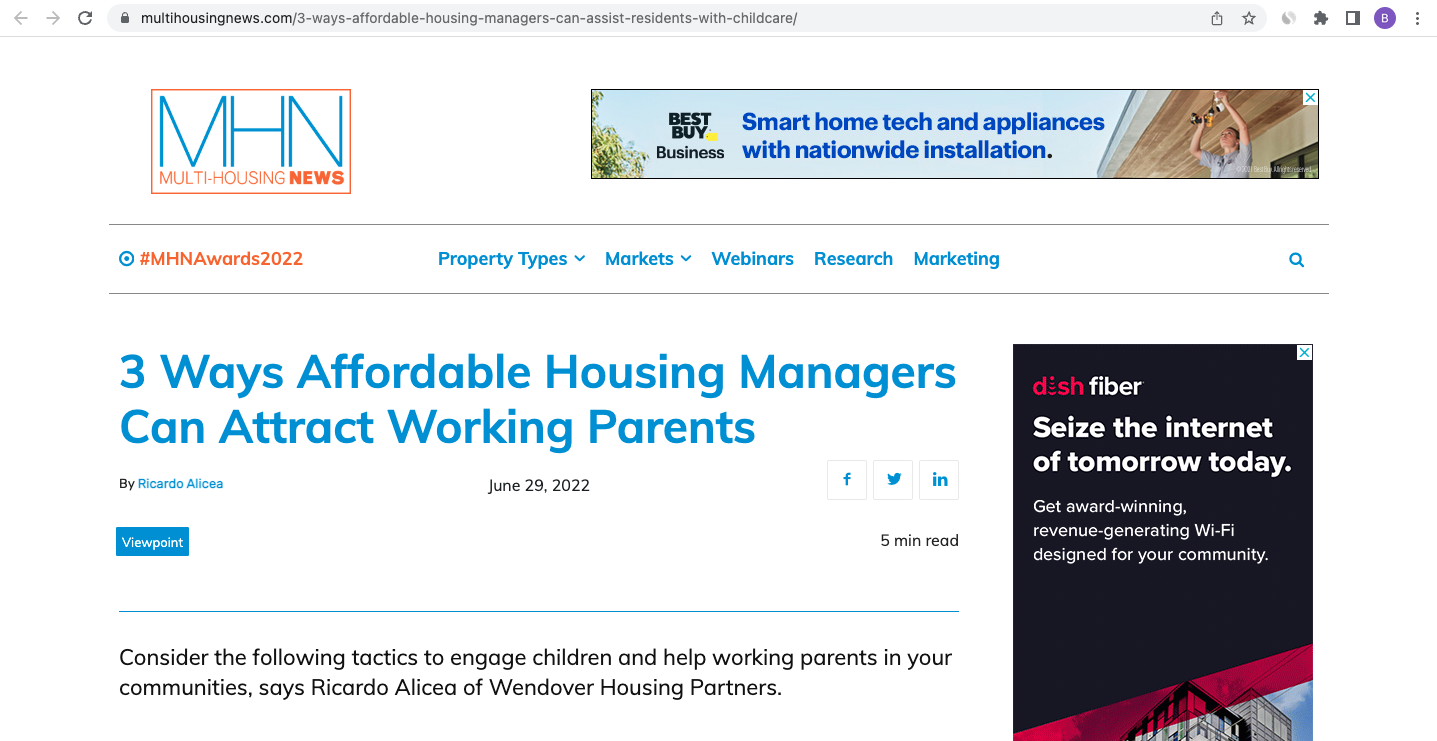Multi-Housing News