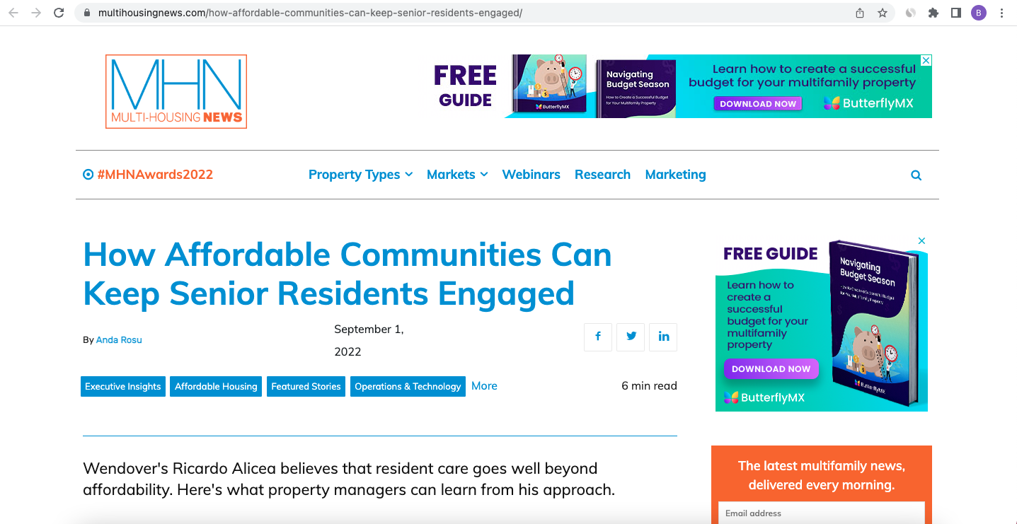 Multi-Housing News