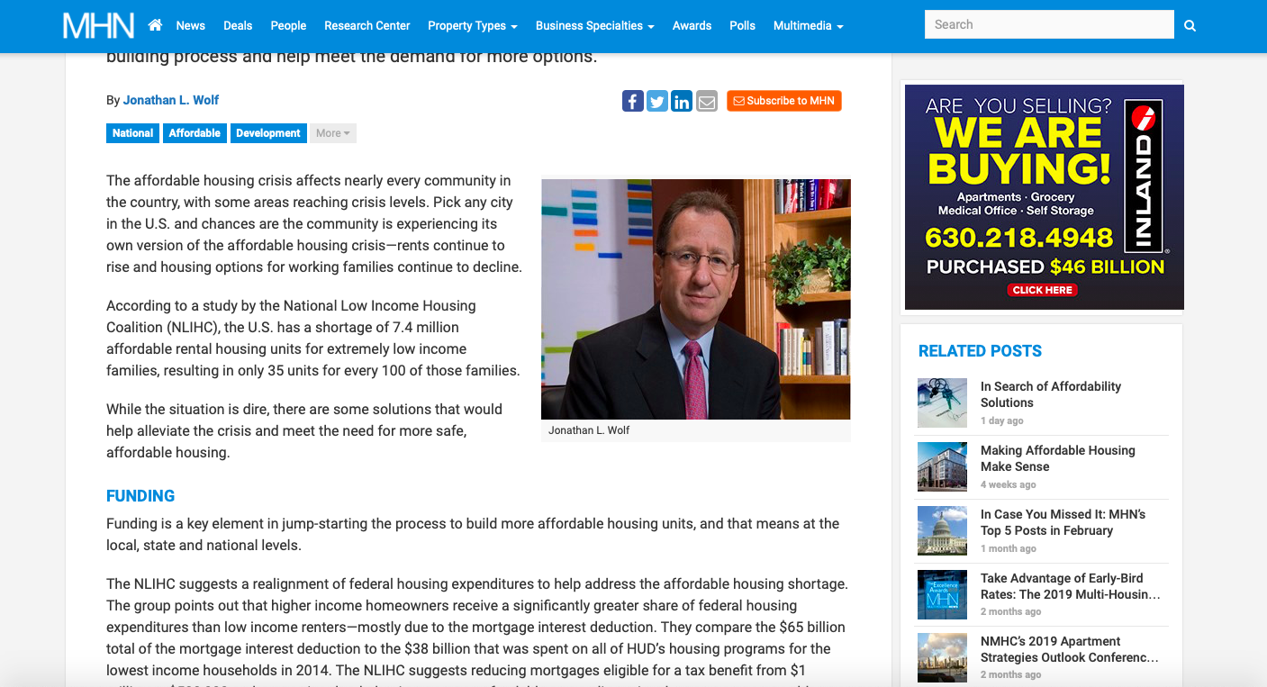 Multi Housing News